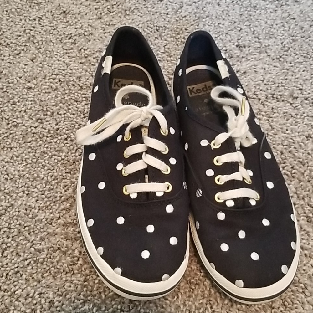 Kate spade polka dot keds